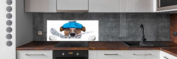 Dekoračný panel sklo Chorý pes