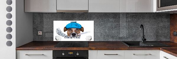 Dekoračný panel sklo Chorý pes
