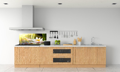 Dekoračný panel sklo Vodné ľalie