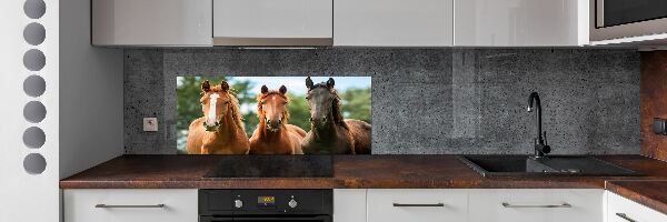 Dekoračný panel sklo Tri kone