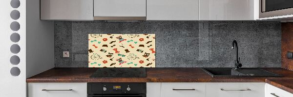 Panel do kuchyne Hipsterské sovy