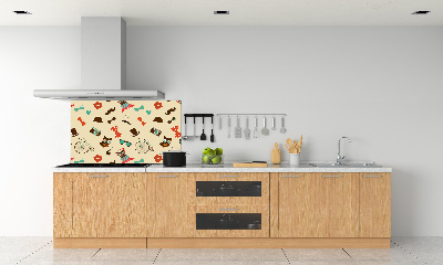 Panel do kuchyne Hipsterské sovy
