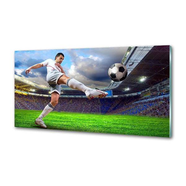 Panel lacobel Futbalista na štadióne
