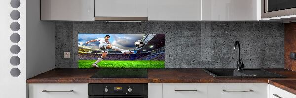 Panel lacobel Futbalista na štadióne