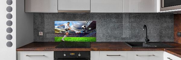 Panel lacobel Futbalista na štadióne