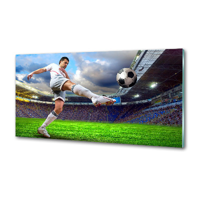 Panel lacobel Futbalista na štadióne