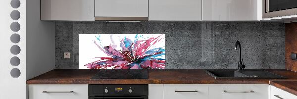 Panel do kuchyne Abstraktný kvet