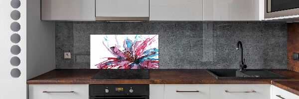 Panel do kuchyne Abstraktný kvet