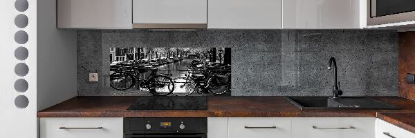 Panel do kuchyne Kolesá Amsterdam