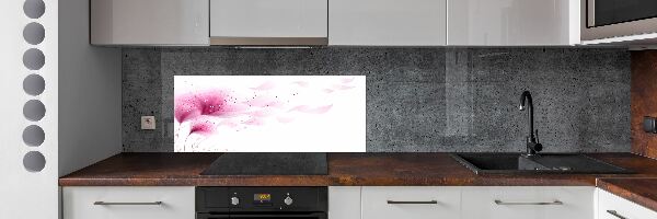 Dekoračný panel sklo Ružová kvetina