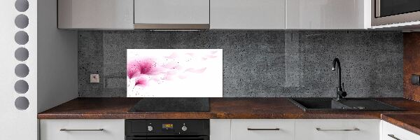 Dekoračný panel sklo Ružová kvetina