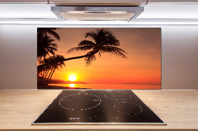 Panel lacobel Západ slnka pláž