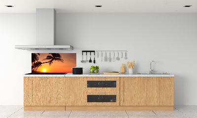 Panel lacobel Západ slnka pláž