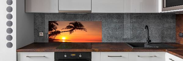 Panel lacobel Západ slnka pláž