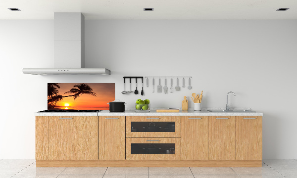 Panel lacobel Západ slnka pláž