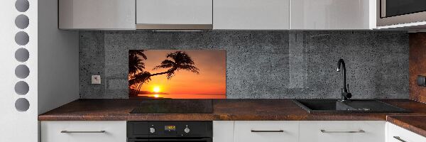 Panel lacobel Západ slnka pláž