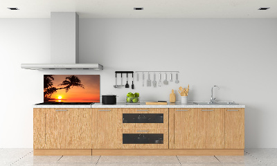 Panel lacobel Západ slnka pláž