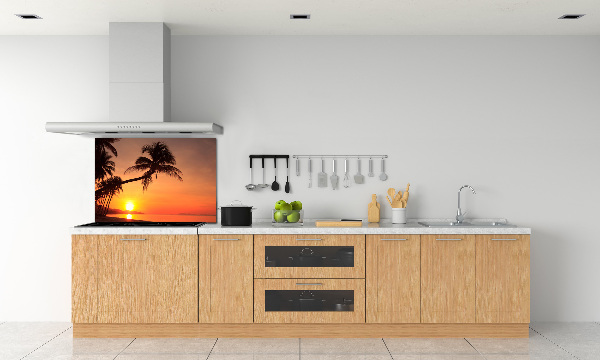 Panel lacobel Západ slnka pláž