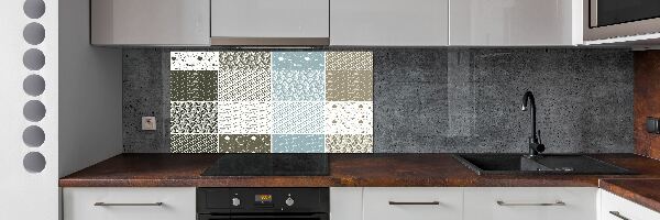 Panel do kuchyne Geometrické vzory