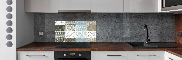 Panel do kuchyne Geometrické vzory