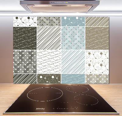 Panel do kuchyne Geometrické vzory