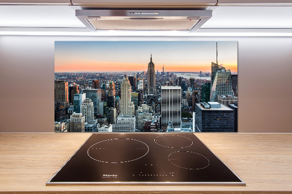 Sklenený panel do kuchynskej linky New York