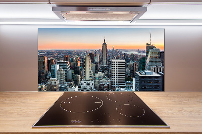 Sklenený panel do kuchynskej linky New York