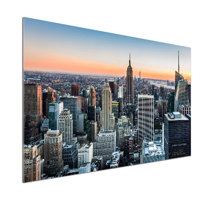 Sklenený panel do kuchynskej linky New York