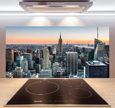 Sklenený panel do kuchynskej linky New York