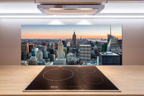 Sklenený panel do kuchynskej linky New York