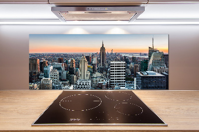 Sklenený panel do kuchynskej linky New York