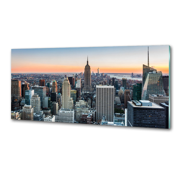 Sklenený panel do kuchynskej linky New York