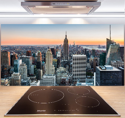 Sklenený panel do kuchynskej linky New York