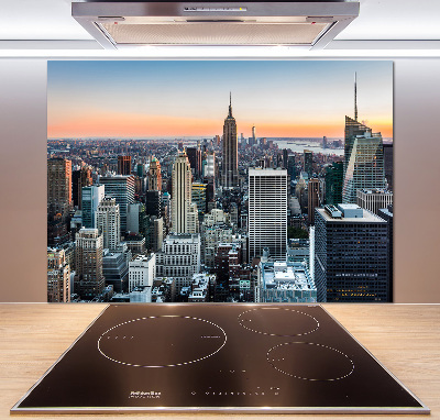 Sklenený panel do kuchynskej linky New York