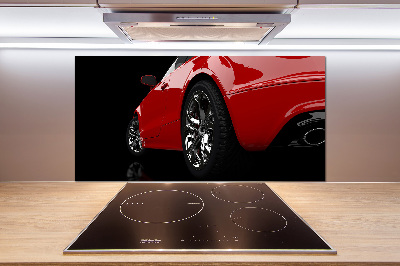 Panel do kuchyne Ćervené auto