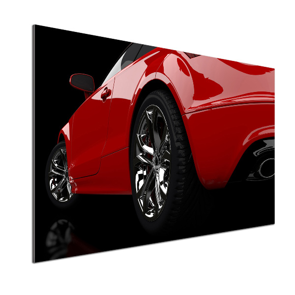 Panel do kuchyne Ćervené auto