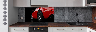Panel do kuchyne Ćervené auto