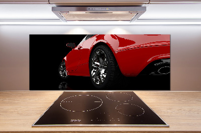 Panel do kuchyne Ćervené auto
