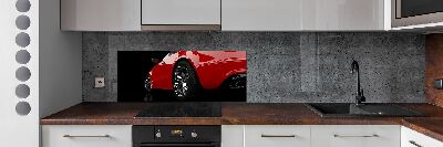 Panel do kuchyne Ćervené auto