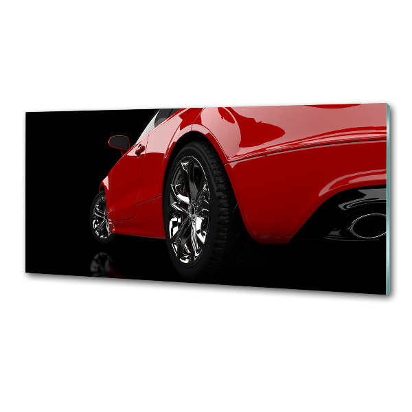 Panel do kuchyne Ćervené auto
