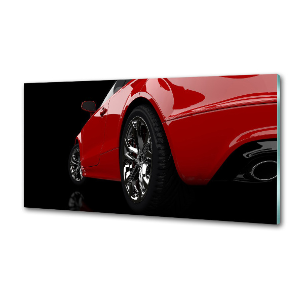 Panel do kuchyne Ćervené auto