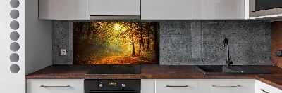 Dekoračný panel sklo Jesenný les