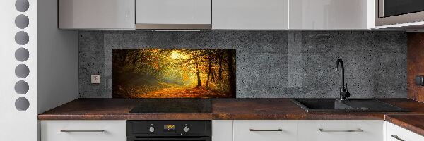 Dekoračný panel sklo Jesenný les