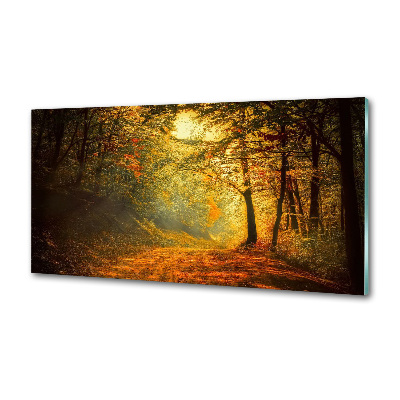 Dekoračný panel sklo Jesenný les