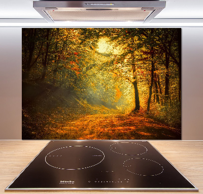 Dekoračný panel sklo Jesenný les