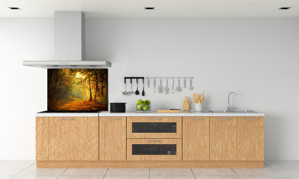 Dekoračný panel sklo Jesenný les