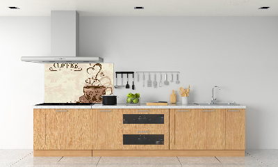 Kuchynský panel Aromatická káva