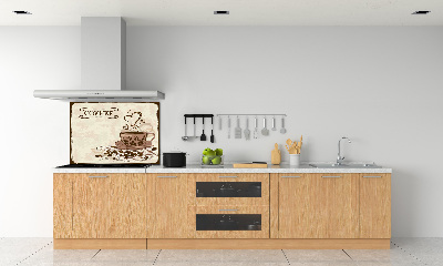 Kuchynský panel Aromatická káva