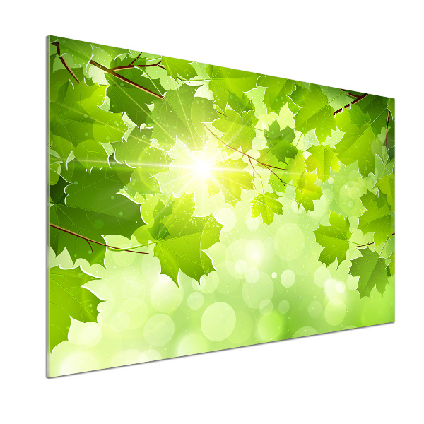 Panel do kuchyne Lístie gaštanu