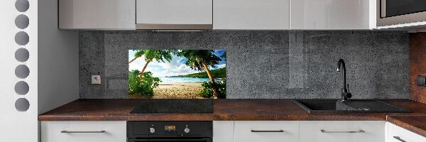 Panel do kuchyne Palmy na pláži
